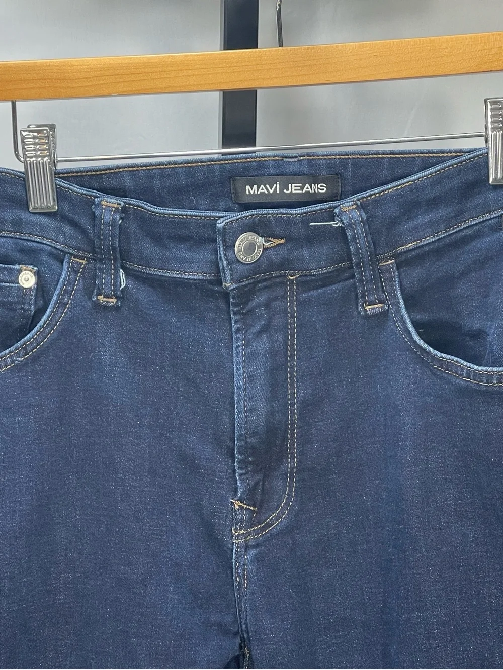 Mavi Men's “Zach” Straight Leg Indigo Jeans 34X32  5 Pocket relaxed fit